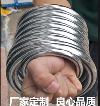 Stainless steel martial arts iron bracelet Iron arm Kung Fu Wing Chun King Kong ring Iron wire fist integral seamless stainless steel
