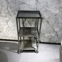 New upscale stainless steel barber shop cart Beauty hair Drawer locker Hair Salon Special Hot Dye Tool Trolley