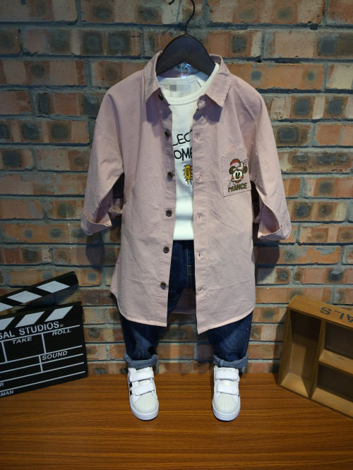 Chemise enfant à manche longue - Ref 2083190 Image 10