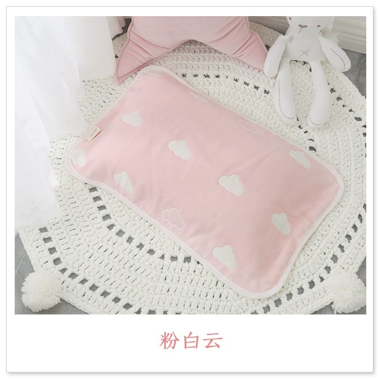 Trẻ em gối bé sáu lớp gạc bông bé phim hoạt hình gối khăn vật mềm và thấm nước, mùa thu và mùa đông thở - Khăn gối Ý tưởng từ khóa
