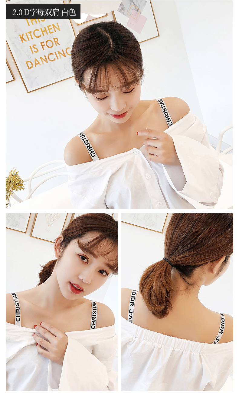 Thư dây đeo vai phụ kiện đồ lót với anti-slip chữ thập sexy vẻ đẹp trở lại trong suốt dây đeo vai đồ lót nữ dây đai vô hình dây đeo áo ngực các mẫu dây áo lót 