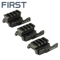 High quality quick disassembly buckle heightening metal bracket quick detached guide rail QDDG aiming clamp hand electric laser leather rail clamp