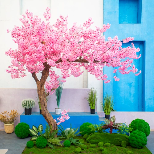 Моделирование вишневого дерева моделирование дерева дерево поддельное дерево Большое персиковое расцвета