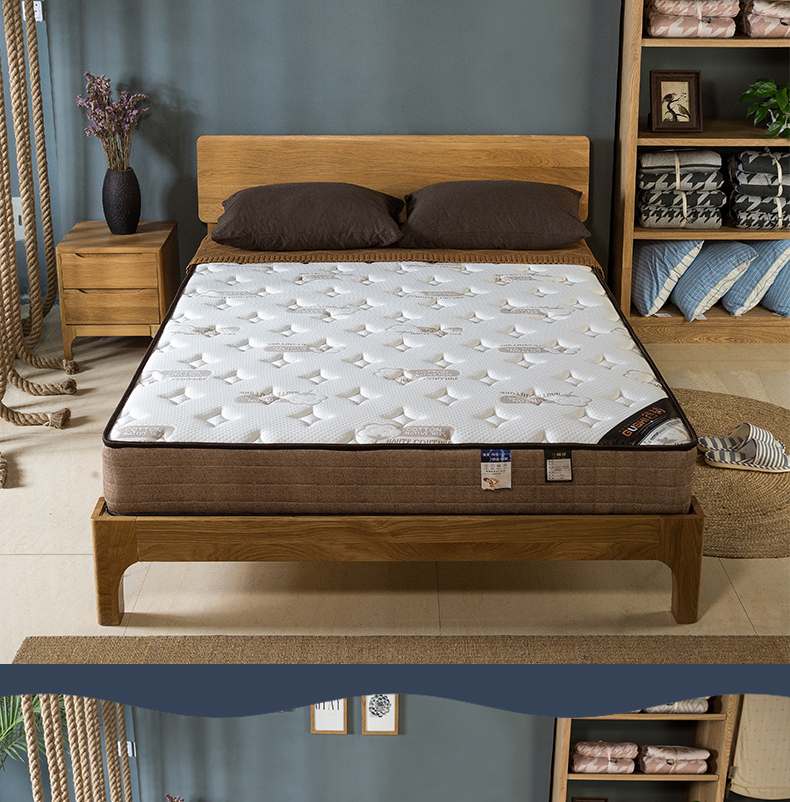 Nệm lò xo Simmons 20CM Mủ cao su gấp đôi 1,8m Giường đôi dày 1,5m mềm và mềm đôi cọ dừa - Nệm nệm gòn ép
