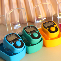 8 9 yuan 2 pcs) New high-quality manual luminous finger ring with LED light chanting counter