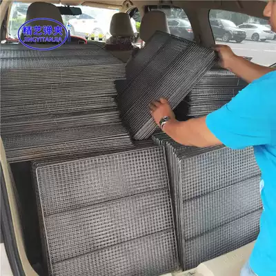 Stainless steel mesh custom spray fixture galvanized tray hole 12MM 500*500 grid 12 Bottom 2 load bearing