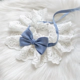 Шарф, аксессуар, чокер, колокольчик с бантиком, кружевная галстук-бабочка, нагрудник, слюнявчик, ожерелье, кот, домашний питомец