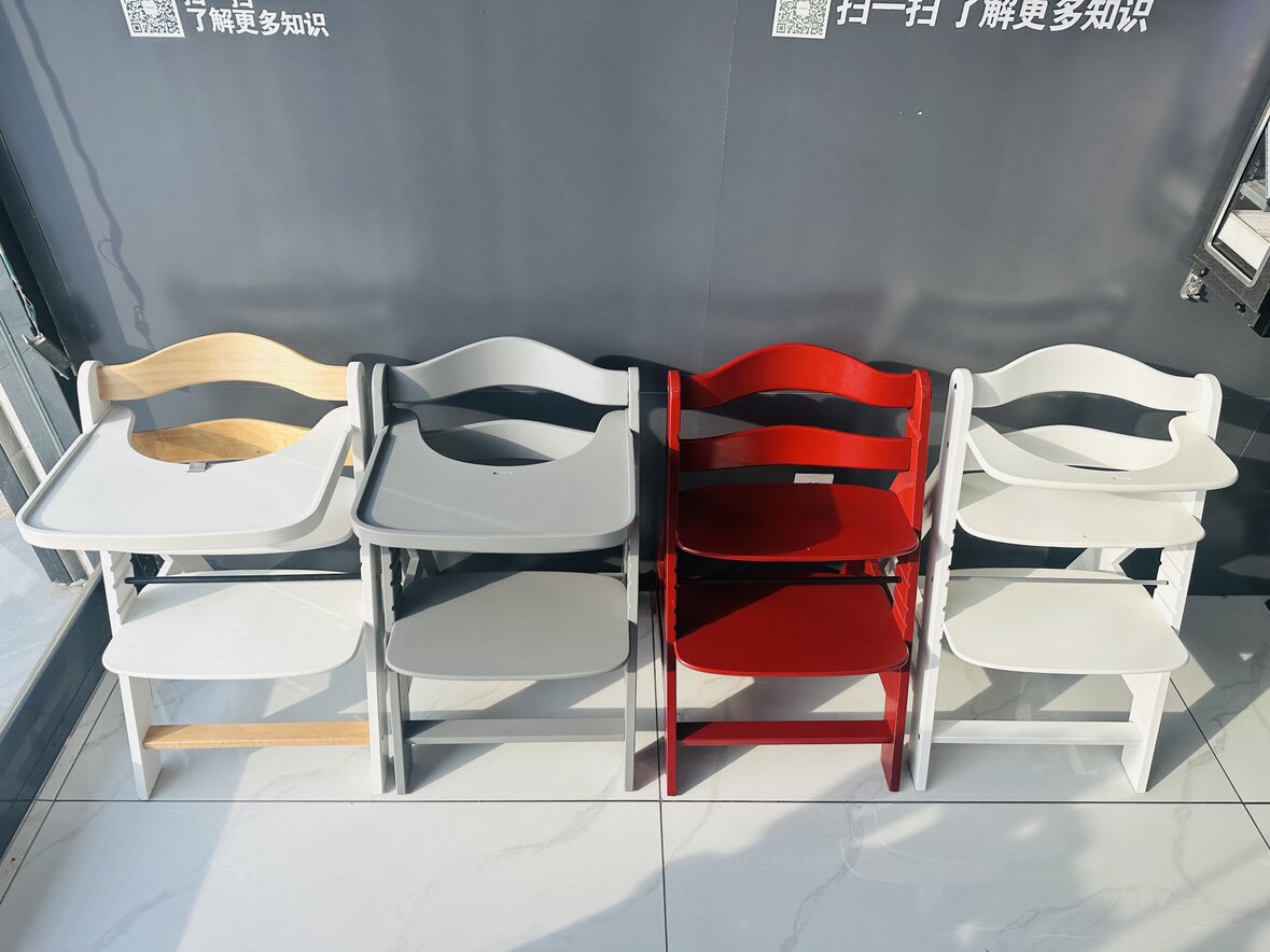 Baby dining chair with wood dinner plate baby Home Children's baby dining chair height adjustable anti-fall special-Taobao