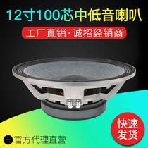 High-end 12 Inch Bass Horn Common Magnetic 100 Core Full Frequency Speaker Power 500 W Professional Stage Performance
