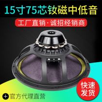 Double 15 professional stage bass horn 15 inch jbl neodymium iron neodymium magnetic 75 core high power outdoor remote