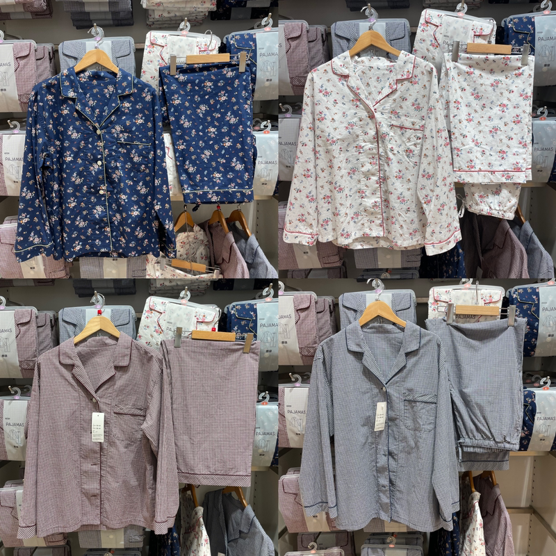 Uniqlo New Cotton Pajamas, Loungewear, Home Wear Set, Long-Sleeved Casual Pants for Women, Autum 488174
