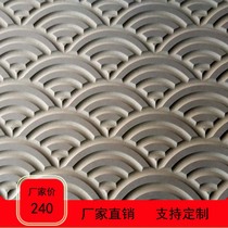 Caiyun pattern board veneer corrugated board large straight pattern wave board Great Wall board groove shape background wall customization