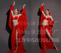 Bar costumes dsgogo performance costumes stage costumes sexy costumes exotic costumes red belly dance costumes