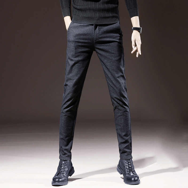 Tide Card Men Pants Manty Stretch Casual Pants Men 2022 Spring and Autumn Han Edition Trend 100 Hitch Trousers Smoke trousers Western pants