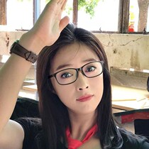 Retro flat mirror myopia glasses male and female full frame matching eye myopia finished product with degrees radiation-proof net red frame