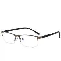 Полуоправа оружейно-серого цвета (прозрачная, невыцветающая асферическая линза)