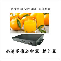 Image rotator Video screen 90 degrees R400 rotation flip teleprompter 270HDMI mirror vertical screen splicing box
