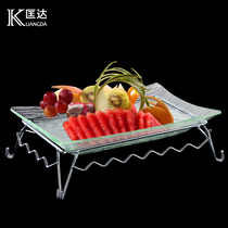 Acrylic long sashimi plate melamine fish raw ice plate Japanese and Korean cooking plate snacks snack fruit plate buffet plate