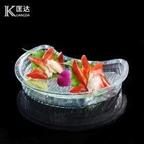 Acrylic snack plate sushi plate fruit plate sasab plate ice plate Japanese and Korean cuisine restaurant plate buffet plate