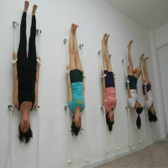 Thickened adult dance yoga aids auxiliary rope Lanyard Pure cotton wall rope Children's yoga rope auxiliary practice rope Female