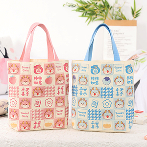 New Canvas Bag Cartoon Souvenir Baby Birthday Dragon Baby Gift Bag Gift Tote Bag Gift Joy