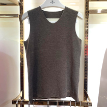 Thin guest mens silk patch plush base thermal underwear vest top vest