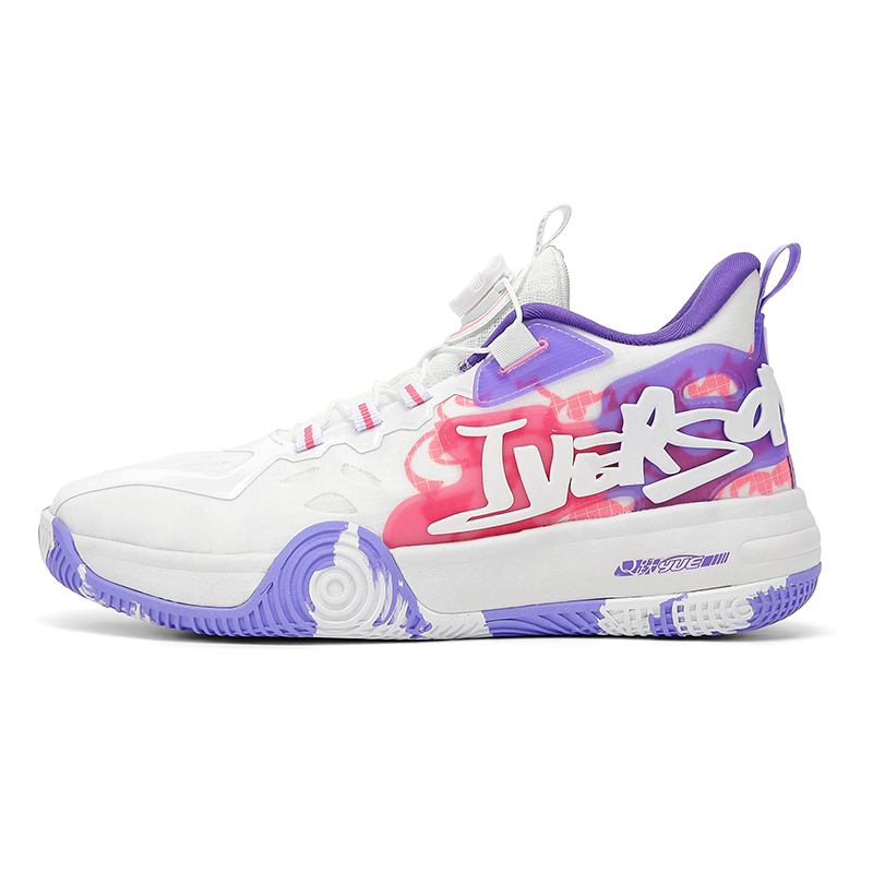 Size 35-45 Iverson Ice Cream Men's and Women's Spring/Summer Breathable Rotary Buckle Large Size Casual Sports Basketball Shoes