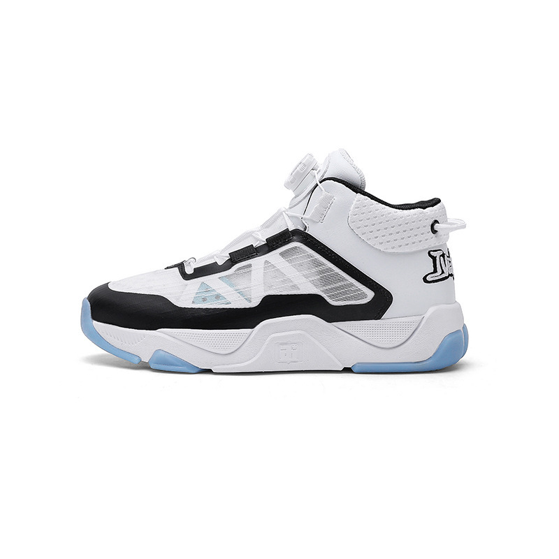 Iverson/Aiverson Basketball Shoes Mid-Top Summer Children's Shoes for Small and Medium-Sized Children Training Shoes Indoor Breathable Sports Shoes for Men