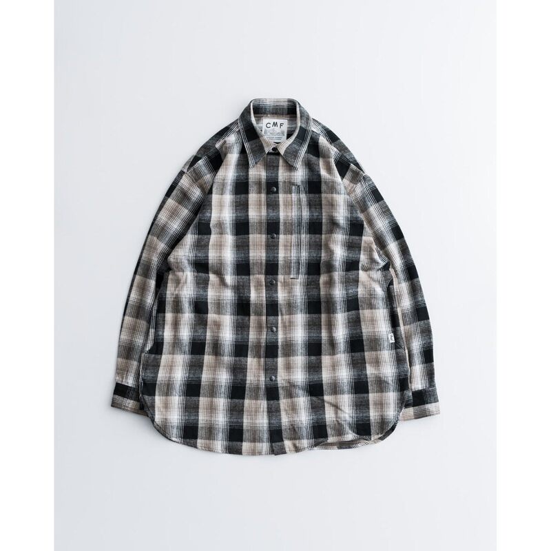 Cmf Outdoor Garment Nel Shirts Retro Heavy Flannel Plaid Shirt with Pockets