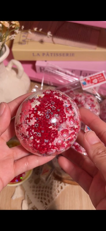 Red Cross Cherry - Original Design Handmade Ball, Handmade Bag, Stress Relief Toy, Squeeze Toy Red Cross Cherry - Original Design Handmade Ball, Handmade Bag, Stress Relief Toy, Squeeze Toy