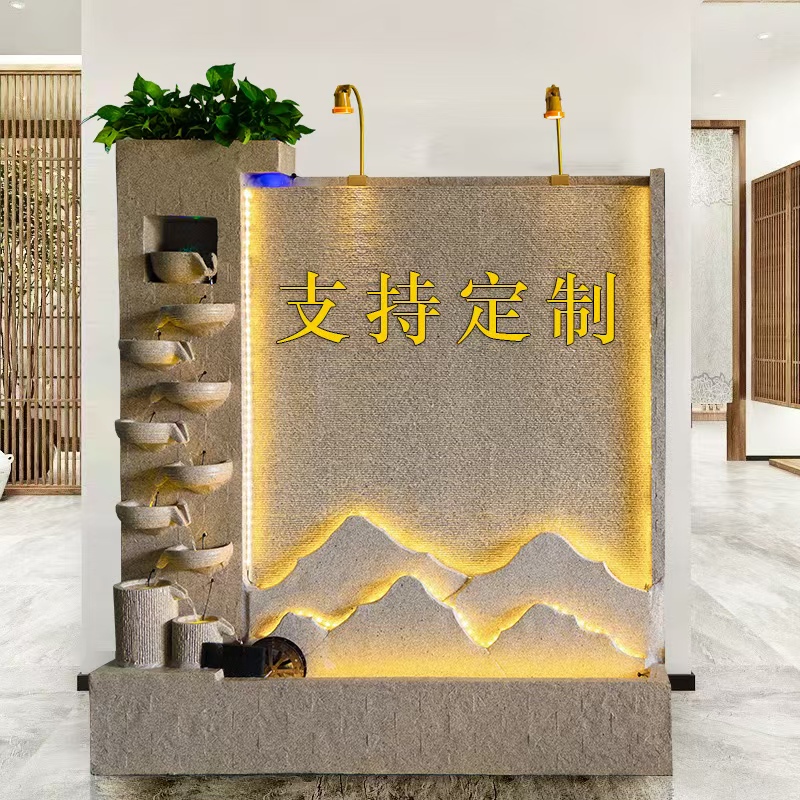 Water Curtain Wall, Flowing Water Screen, Hotel Clubhouse Entrance Partition, Rockery Fountain, Courtyard Garden Decoration, Landscaping, Fish Pond Water Curtain Wall, Flowing Water Screen, Hotel Clubhouse Entrance Partition, Rockery Fountain, Courtyard Garden Decoration, Landscaping, Fish Pond