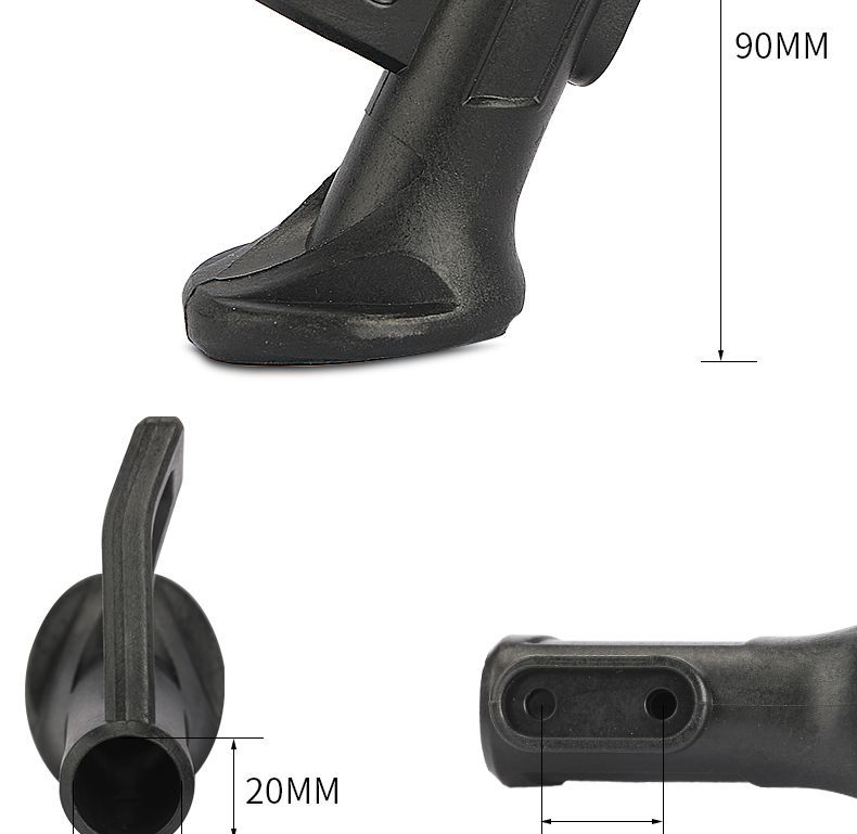Electric Vehicle Side Stand Cover, Side Support Protective Cover, Plastic Cover, Horseshoe Foot Cover Accessories, New National Standard Vehicle