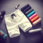 Mùa hè LES đẹp trai T rắn màu năm quần short nam và nữ ngắn rừng nhỏ uốn cong S mã XS nhỏ sân bãi quần quần giữ nhiệt nam