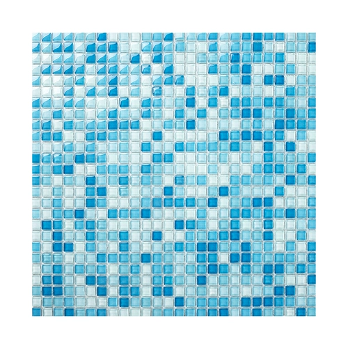 Цветная хрустальная стеклянная мозаичная плитка маленькая кубика крыльца телевизор Фоновая стена ванная комната для ванной комнаты рыба пруд цветочный кровать