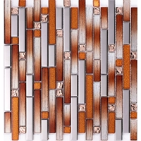 Красное длинное серебро+градиент красный