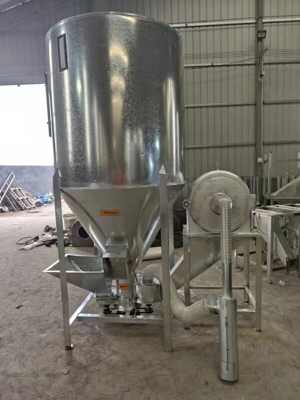 Corn Grinder for Animal Feed, Pig Feed Mixer, 220V, Large and Small Sizes, Three-Phase, Dust-Free, Self-Priming, Integrated, Galvanized