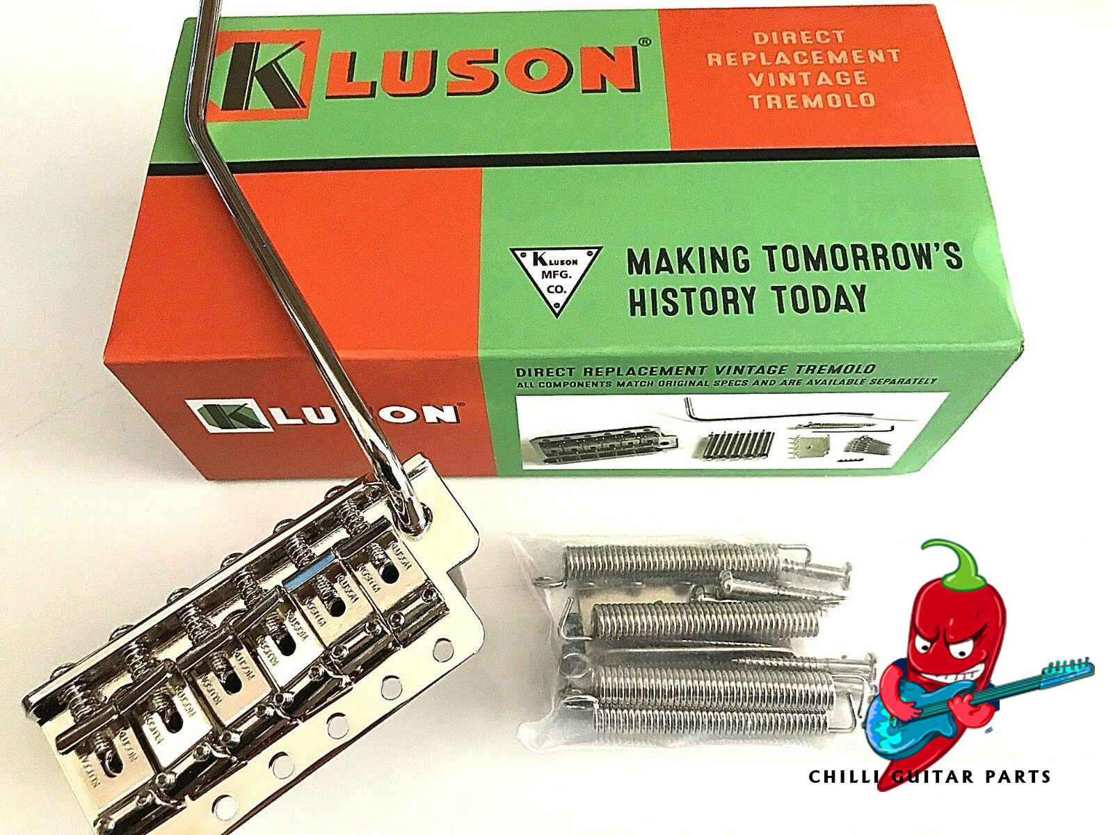American-made Kluson fender Strat guitar bridge 6-point retro fever piano