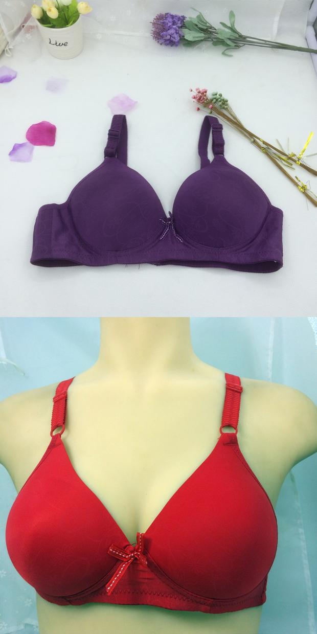 1 mảnh áo ngực trung và già không có vòng thép mỏng xốp mẹ đồ lót cỡ lớn cotton nữ 100 46b bra quần lót ren