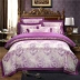 gia đình châu Âu bốn tấm bông cotton satin jacquard cưới thêu giường chăn 1.8m2.0 mét - Bộ đồ giường bốn mảnh bộ ga trải giường everon Bộ đồ giường bốn mảnh