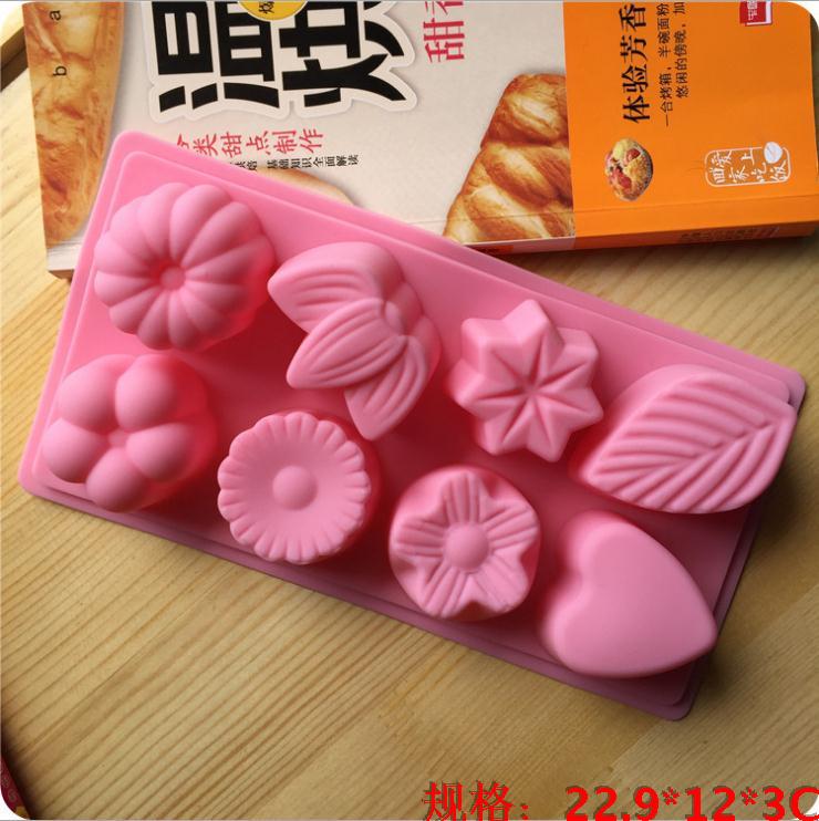 Khuôn làm bánh khuôn tự làm sô cô la khuôn đá pudding làm bằng tay xà phòng khuôn không độc hại dụng cụ làm bánh khuôn bánh