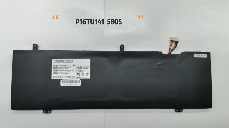 P16Tu141-5805 0+0 Capacity 4400/6000 Brand New Notebook Built-In Battery with Outer Frame