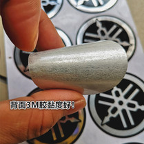 Yamaha Fukuki Eagle Head Sign Car Plate With Floral Tone Fork Sign Round Mark Stickers