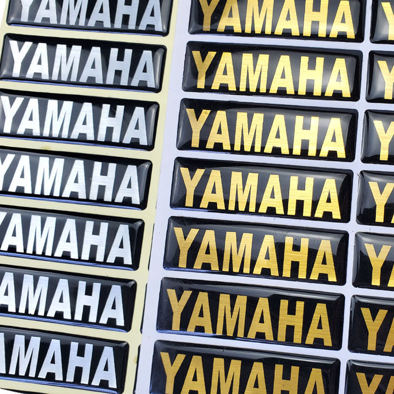 Trailer Yamaha Fuxi Qiaoge hood sticker three-dimensional YAMAHA decal glue flower stand tail light car sticker
