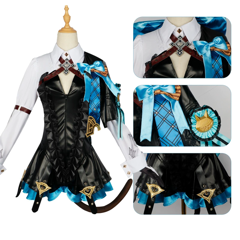 cosplay ganyu sexy Genshin Impact cos Fontaine Linni Linette cosplay hoạt hình hai chiều trò chơi phù hợp với nhà ảo thuật COS phù hợp với hu tao cosplay sexy