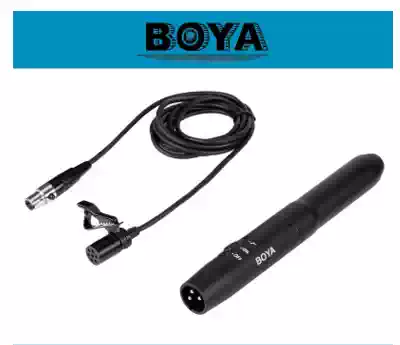 BOYA BY-M11OD Omnidirectional XLR Lavalier microphone Chest microphone Interview recording