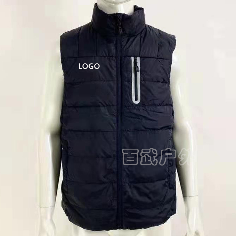 2020 new Longwei duvet waistcoat winter ultralight white duck suede warm vest vest