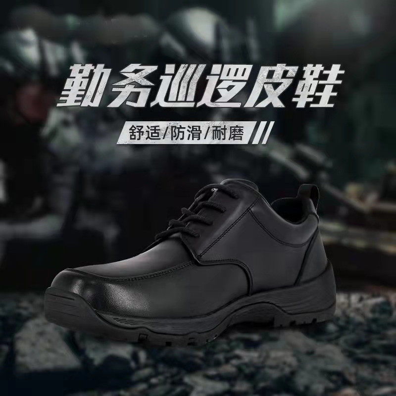 Spring and autumn casual leather shoes rubber wear-resistant non-slip outsole head layer leather derby shoes P-GA22