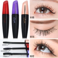 Mascara thiên nga đen mới của thiên thần không thấm nước không dày và cong dài ba đầu bàn chải silicon - Kem Mascara / Revitalash chuốt mi missha