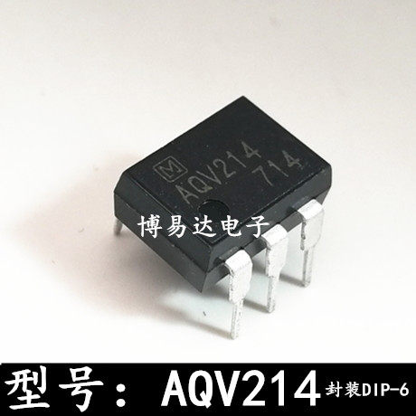 New original imported AQV214 DIP-6 AQV214E direct plug AQV214EH solid state relay