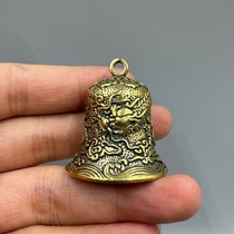 Brass ancient bell dragon bell small copperware brass home decoration accessories